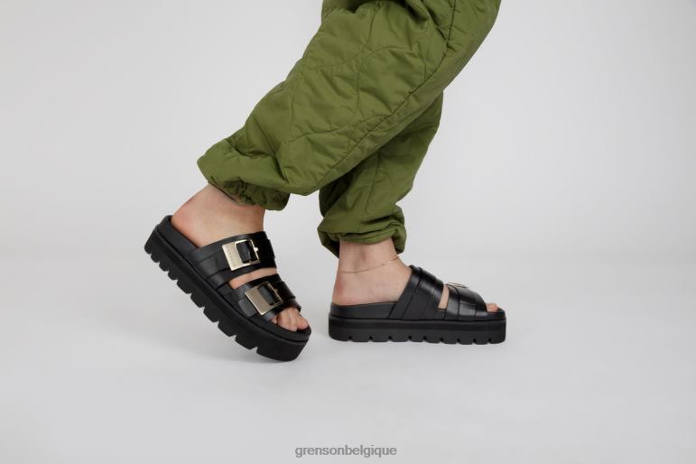 femmes Grenson noir ide des sandales HL6R8377