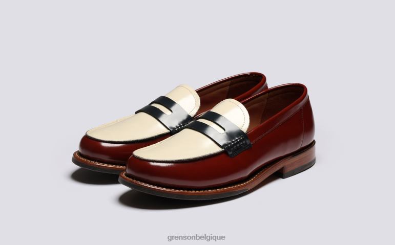 femmes Grenson Bourgogne Lynn flâneurs HL6R8231