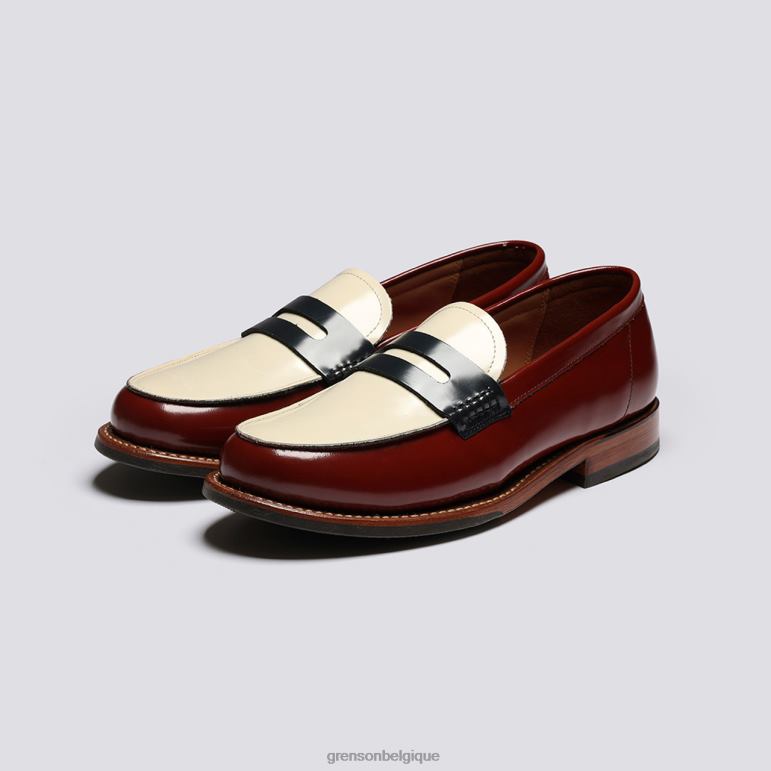 femmes Grenson Bourgogne Lynn flâneurs HL6R8231