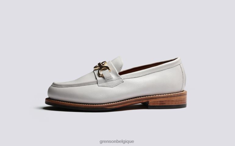 femmes Grenson blanc nina flâneurs HL6R8250