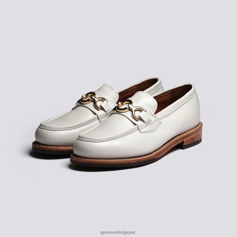 femmes Grenson blanc nina flâneurs HL6R8250