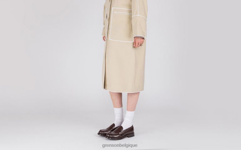 femmes Grenson brun susie flâneurs HL6R8234