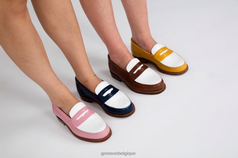 femmes Grenson marine/blanc Epsom flâneurs HL6R8238