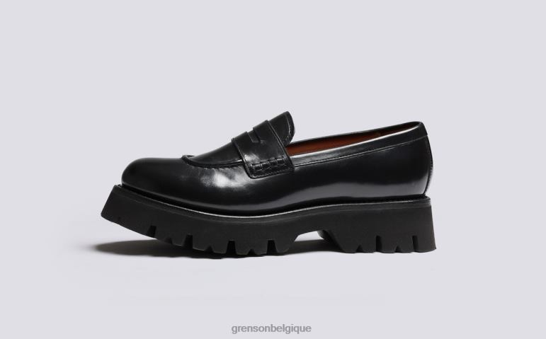 femmes Grenson noir bonnet flâneurs HL6R8243