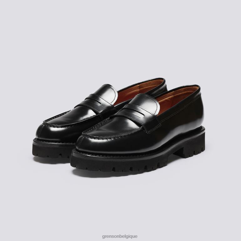 femmes Grenson noir philippe flâneurs HL6R8253