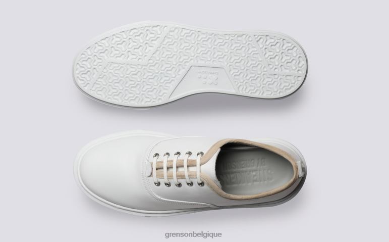 Hommes Grenson blanc basket 55 baskets HL6R8195