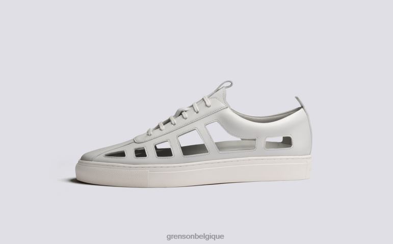 Hommes Grenson blanc espadrille 76 baskets HL6R8204