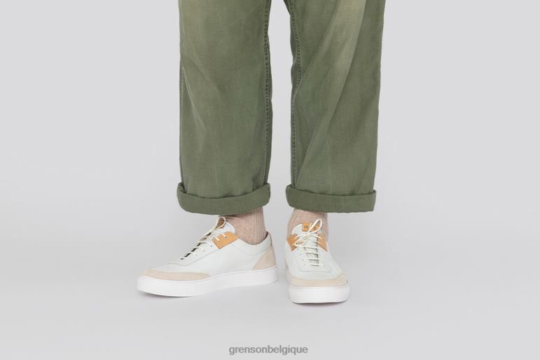 Hommes Grenson blanc m.i.e. espadrille baskets HL6R8169