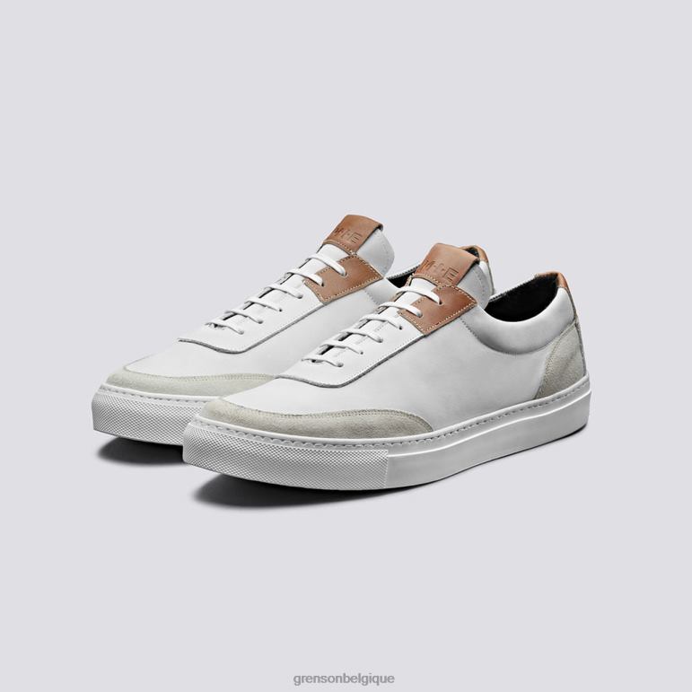 Hommes Grenson blanc m.i.e. espadrille baskets HL6R8169