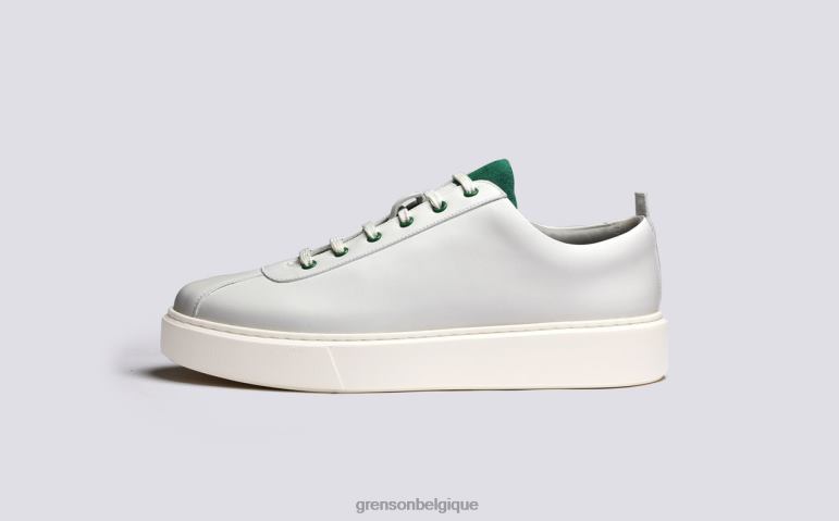 Hommes Grenson blanc vert basket 30 baskets HL6R8182
