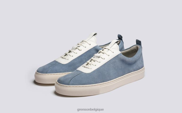 Hommes Grenson bleu clair basket 1 baskets HL6R8170