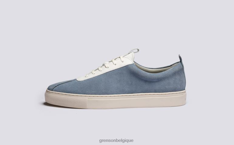 Hommes Grenson bleu clair basket 1 baskets HL6R8170