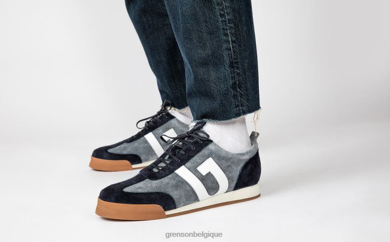 Hommes Grenson bleu espadrille 51 baskets HL6R8194