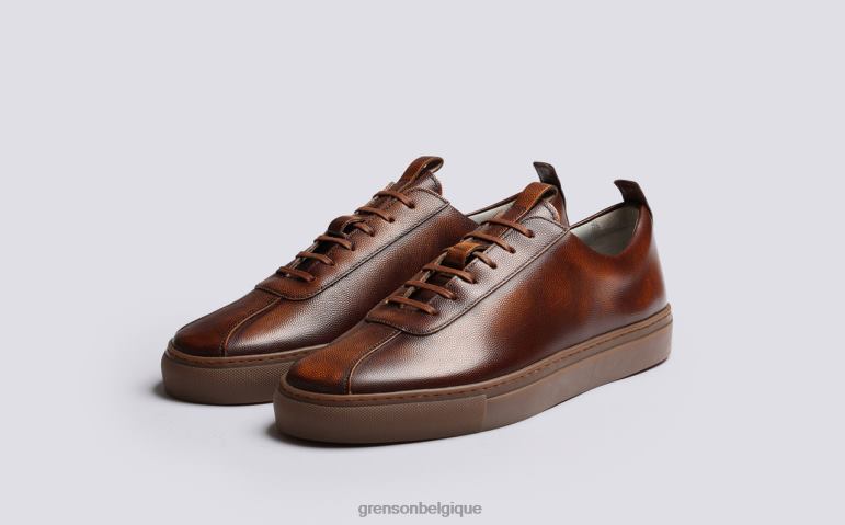 Hommes Grenson bronzage vintage basket 1 baskets HL6R8181