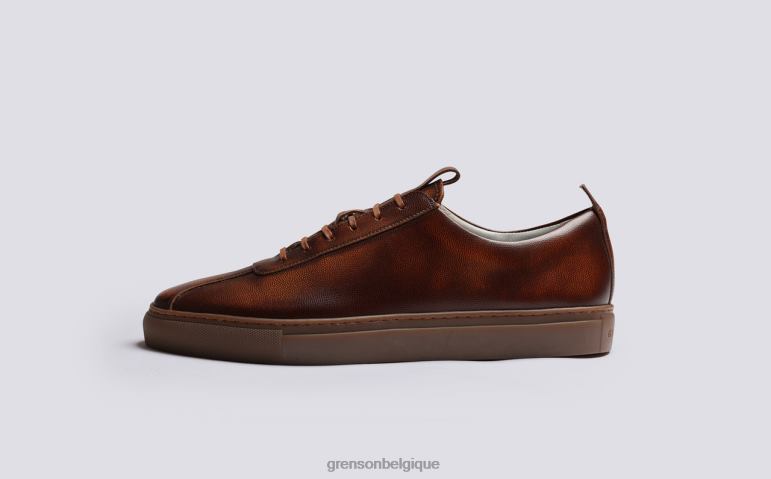 Hommes Grenson bronzage vintage basket 1 baskets HL6R8181