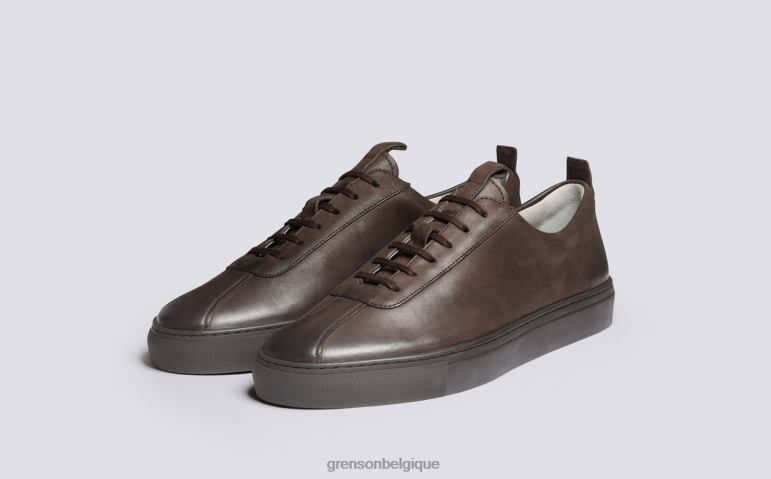 Hommes Grenson brun basket 1 baskets HL6R8175
