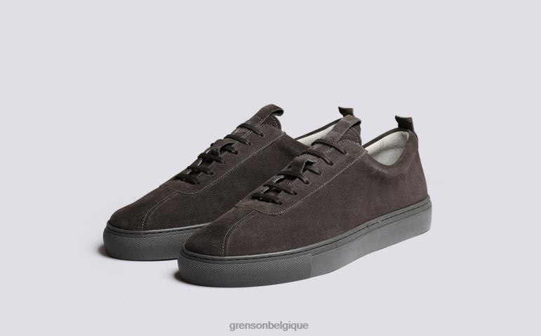 Hommes Grenson gris foncé basket 1 baskets HL6R8176