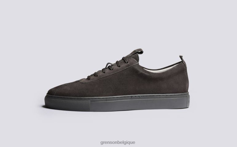 Hommes Grenson gris foncé basket 1 baskets HL6R8176