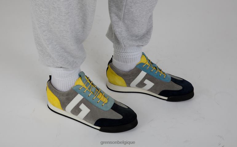 Hommes Grenson multi gris espadrille 51 baskets HL6R8192