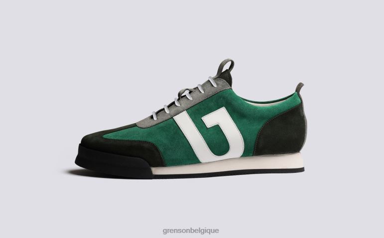 Hommes Grenson multi vert espadrille 51 baskets HL6R8190