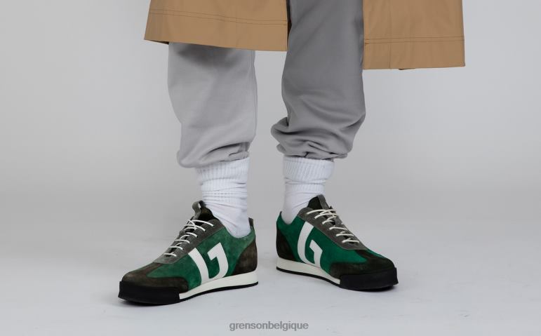 Hommes Grenson multi vert espadrille 51 baskets HL6R8190