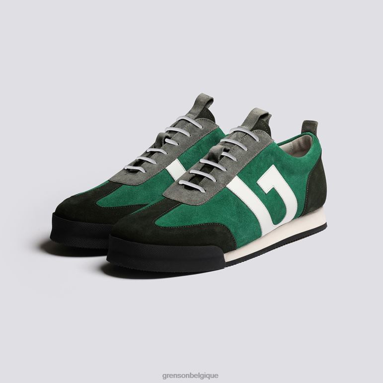 Hommes Grenson multi vert espadrille 51 baskets HL6R8190