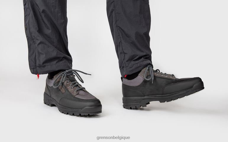 Hommes Grenson noir espadrille 54 baskets HL6R8209