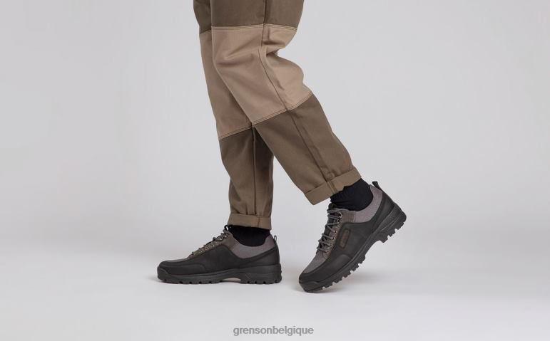 Hommes Grenson noir espadrille 54 baskets HL6R8209