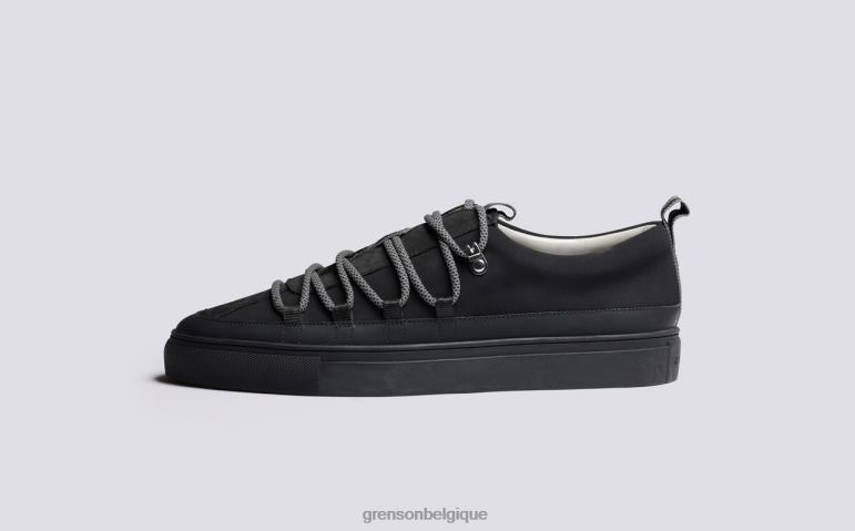 Hommes Grenson noir espadrille 68 baskets HL6R8200