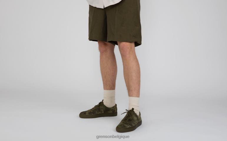 Hommes Grenson vert basket 1 baskets HL6R8173