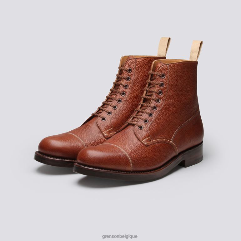 Hommes Grenson Cognac chaussure 3 bottes HL6R838