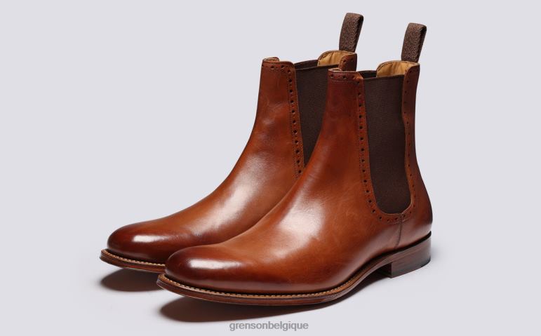 Hommes Grenson bronzage peint à la main Howard bottes HL6R859