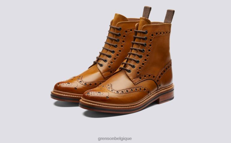 Hommes Grenson bronzer Fred bottes HL6R83