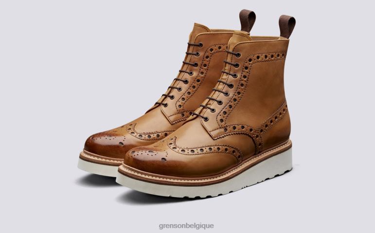 Hommes Grenson bronzer Fred bottes HL6R87