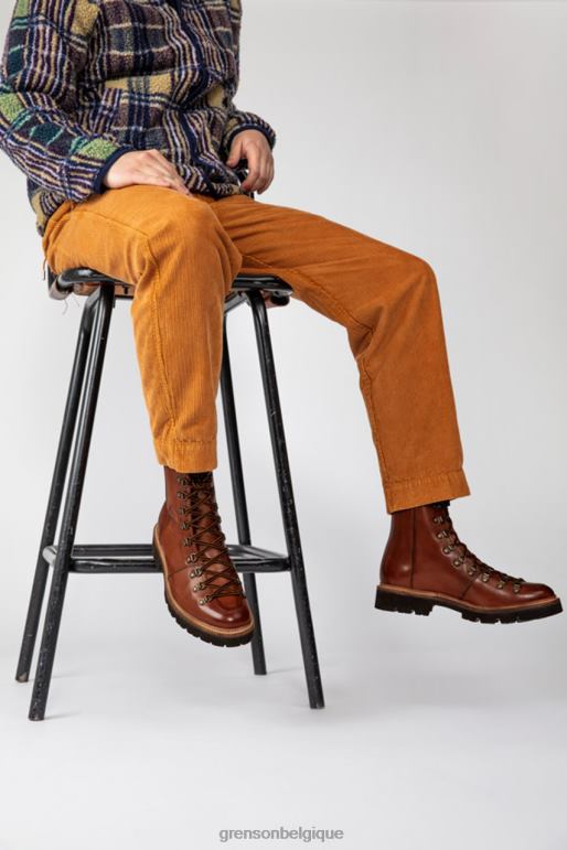 Hommes Grenson bronzer brady bottes HL6R82