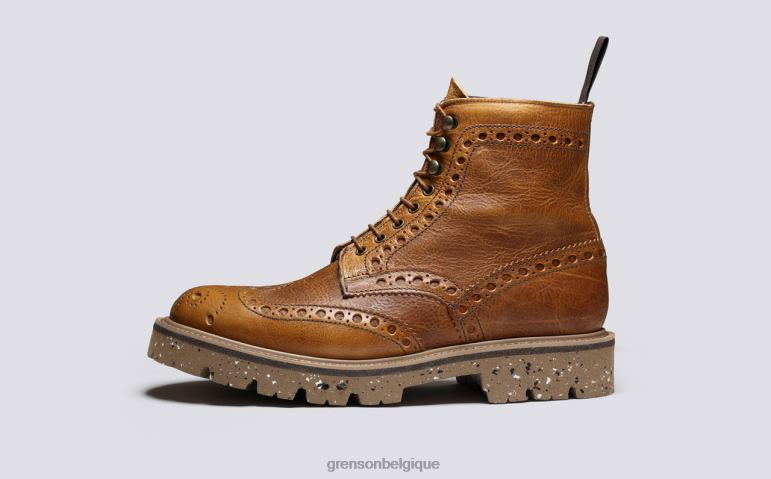 Hommes Grenson brun Fred bottes HL6R828