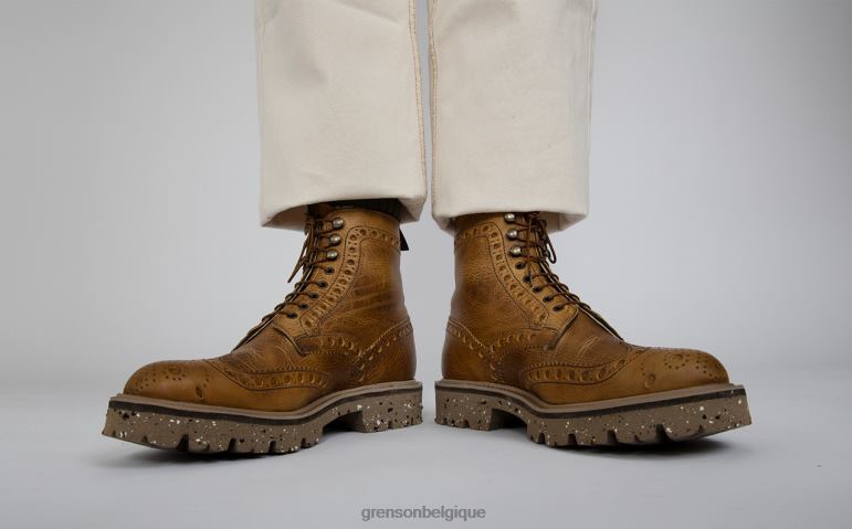 Hommes Grenson brun Fred bottes HL6R828