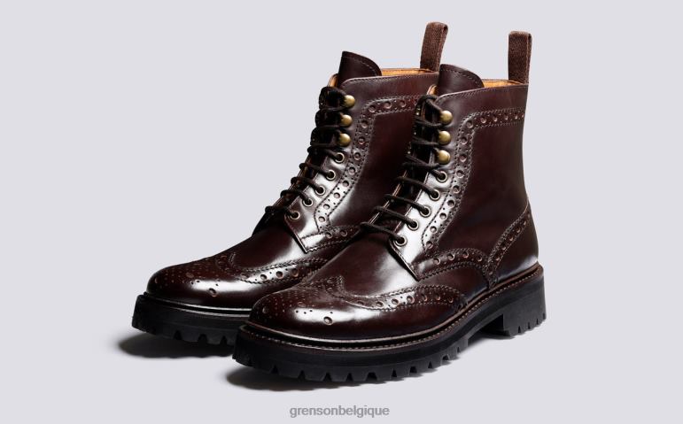 Hommes Grenson brun Fred bottes HL6R832