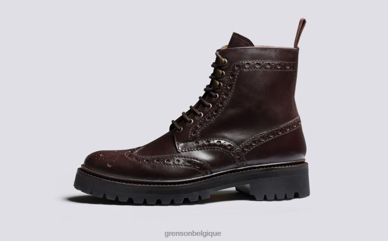 Hommes Grenson brun Fred bottes HL6R832