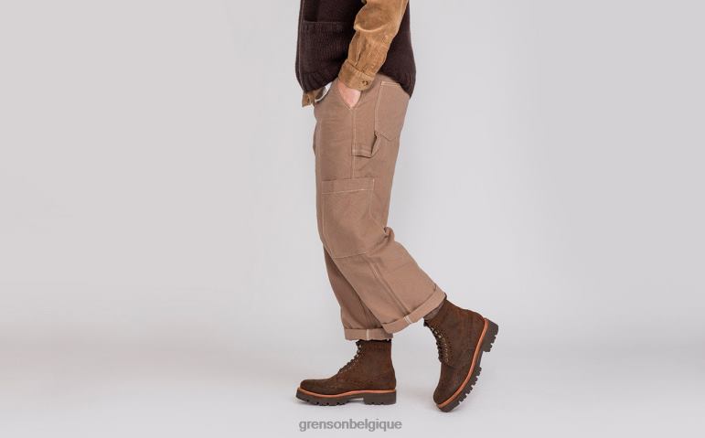 Hommes Grenson brun Fred bottes HL6R854