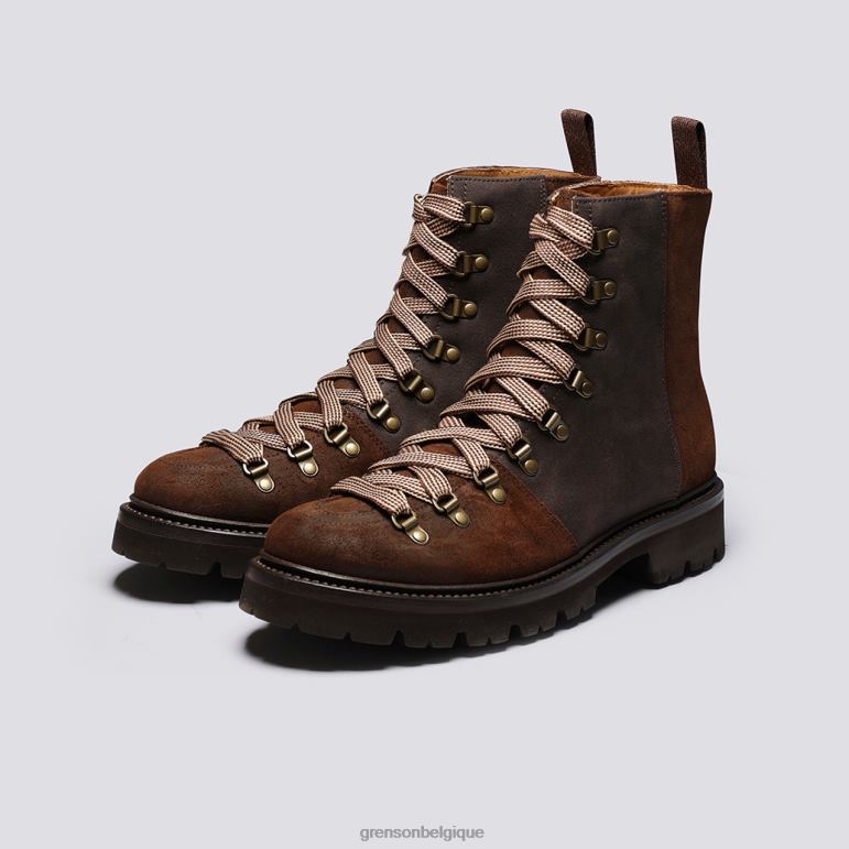 Hommes Grenson brun brady bottes HL6R850