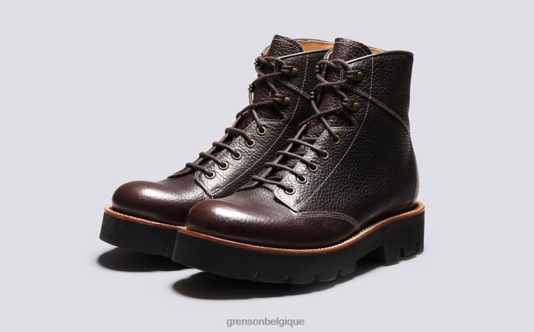 Hommes Grenson brun emmett bottes HL6R826