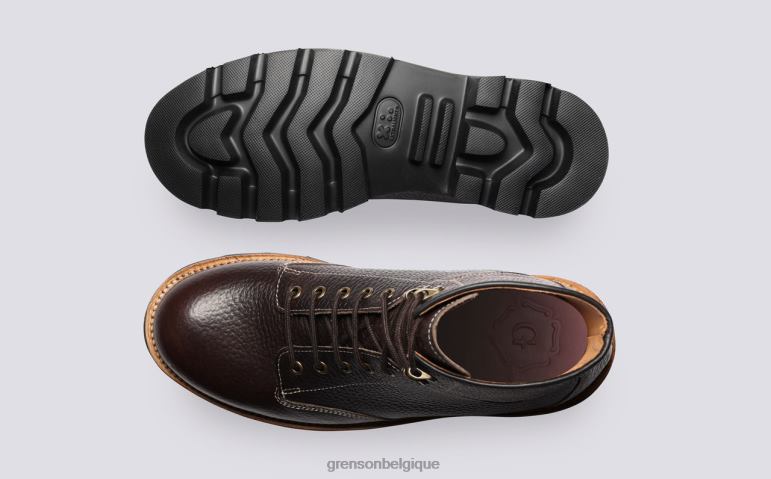 Hommes Grenson brun emmett bottes HL6R826