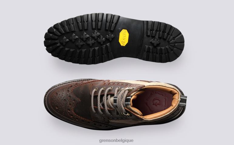 Hommes Grenson brun technologie fred bottes HL6R829