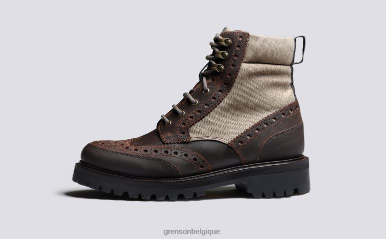 Hommes Grenson brun technologie fred bottes HL6R829