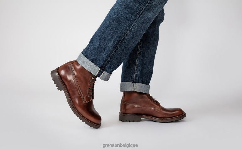 Hommes Grenson marron foncé Vincent bottes HL6R843