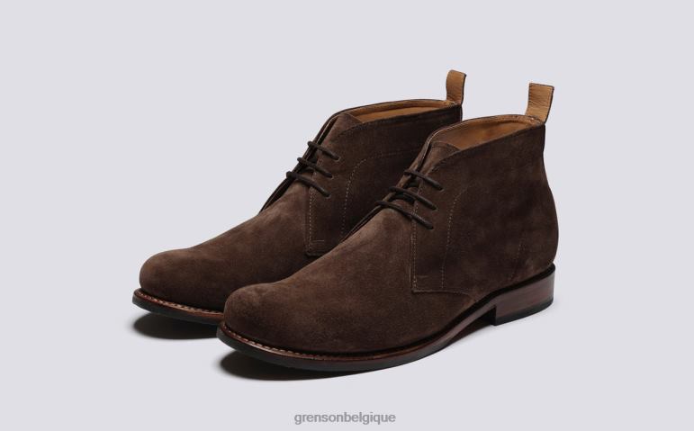 Hommes Grenson marron foncé chester bottes HL6R852