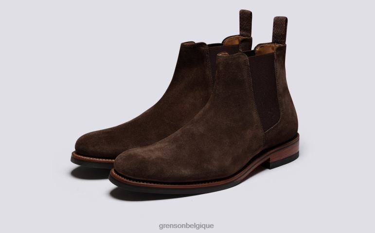 Hommes Grenson marron foncé déclan bottes HL6R847