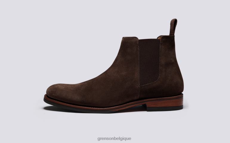 Hommes Grenson marron foncé déclan bottes HL6R847