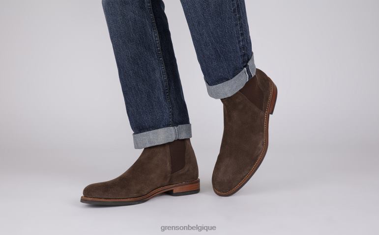 Hommes Grenson marron foncé déclan bottes HL6R847